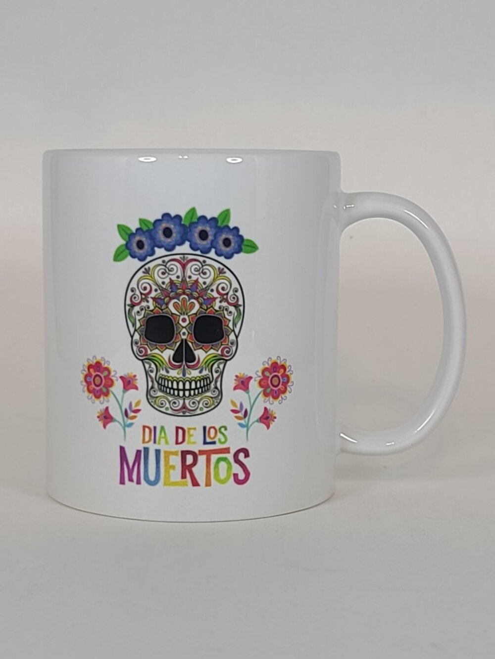 11oz Coffee Mug - Colorful Day of the Dead / Dia De Los Muertos Tea Cup - NIB